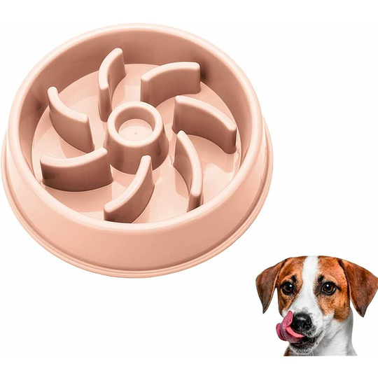 Anti Glutton Dog Cat Bowl, Slow Feeding Bowl for Dogs, Non-Slip Feeding Bowl, Promotes Slow Digestion