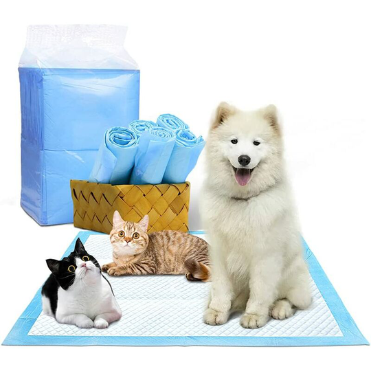 Soekavia - a Puppy Training Pads 40pcs 60 * 60cm Pet Pads, Pet Diaper, Dog and Puppy Training Pads, Ultra Absorbent Pet Toilet Pee Mat, Disposable