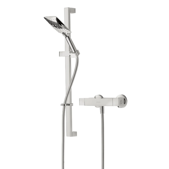 Vertico Thermostatic Shower with Slider Rail