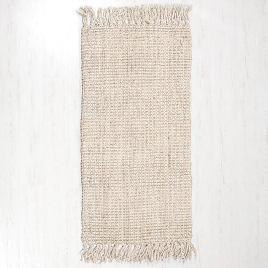 Glaucia Chunky Handwoven Beige Rug