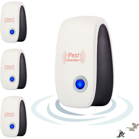 Naxunnn - Ultrasonic Mosquito Repeller, Mosquito Repellent Plug, Electric Fly Repellent Indoor Insect Repellent Device Ants, Mice, Rats, Spiders,