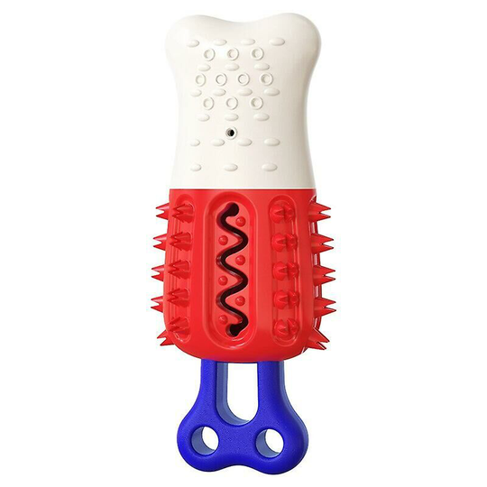 Dog Toy Pet Toothbrush Teddy Dog Brush Bad Breath Tartar Teeth Tool Molars Gnawing Toys(C)