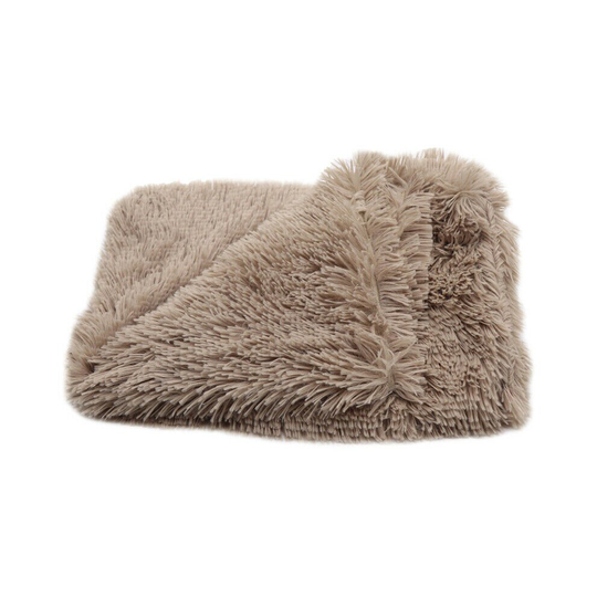 (Brown, L£¨100*75cm£©) Pet Dog Puppy Cat Blanket Bed Soft Fluffy Warm Throw Mat Pad
