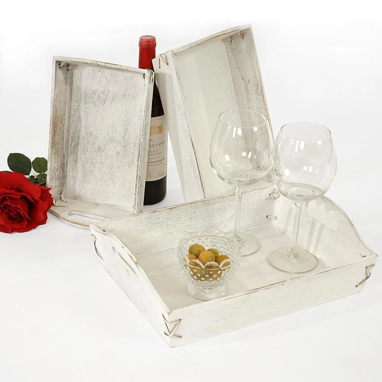 Kirk 3 Piece Serving Tray Set