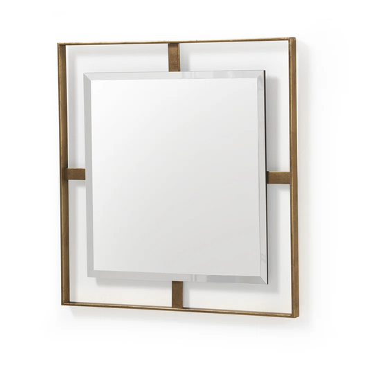 Mclawhorn Metal Framed Wall Mounted Accent Mirror in Gold