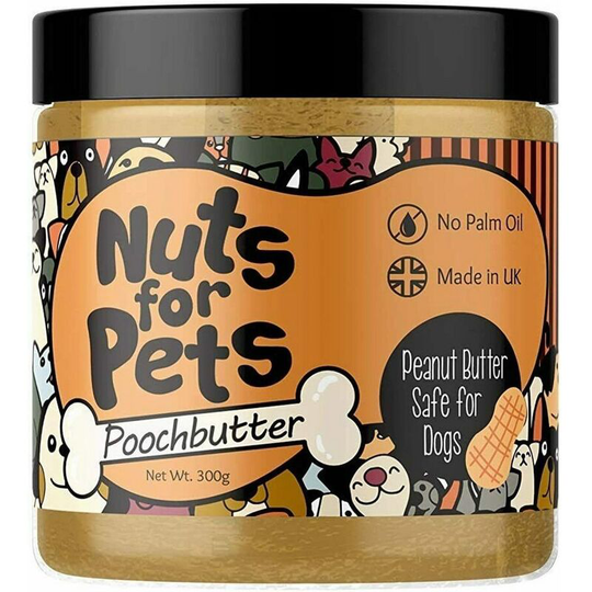 Poochbutter Dog Treat (300g) (Brown) - Brown - Nuts For Pets