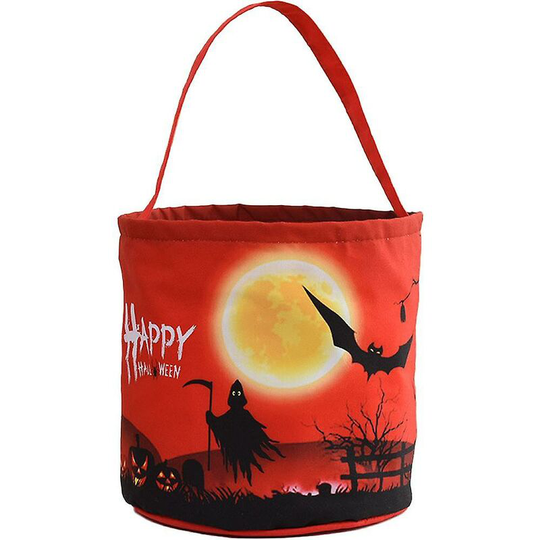 Halloween Trick Or Treat Bags Halloween Candy Buckets Tote Bags,Ssxjv