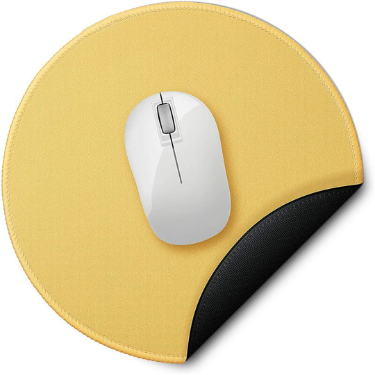 Soekavia - Mouse Pad 22mm with Non-Slip Bottom, Dirt,Resistant,yellow
