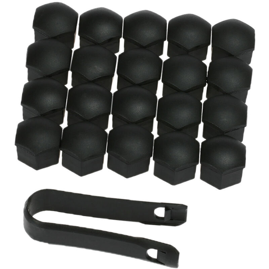 Superseller - Set of 20pcs Universal 17mm Plastic Car Wheel Nut Covers Bolt Caps