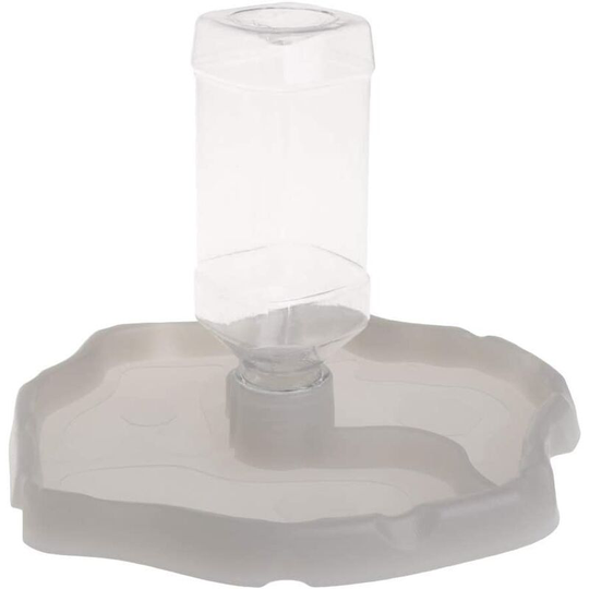 Terrariums Jars Reptile Bowl, Automatic Water Dispenser for Reptile Turtle Feeding Food Bowl Pet Bowl (ls#)