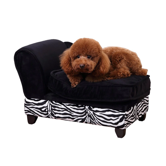 Dog Chaise Lounge in Black