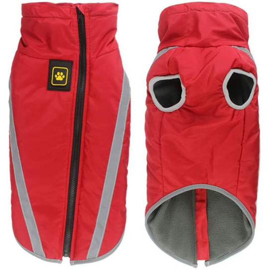 Betterlifegb - Waterproof Dog Coat Winter Warm Jacket Puppy Clothes Windproof Reflective Vest for Size Small Medium Large Dogs - Fleece Lining, with