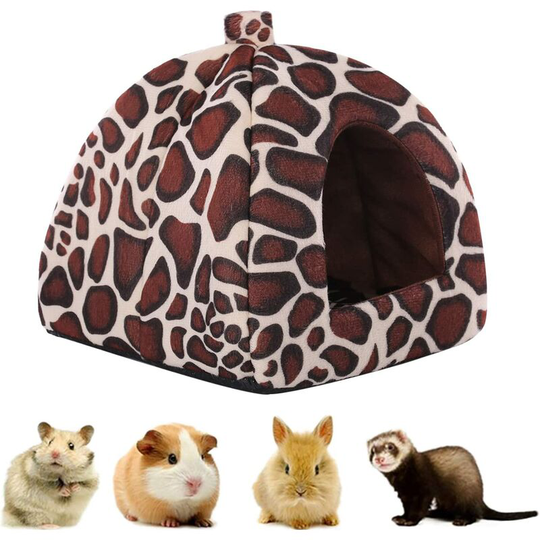 Einemgeld - Small pet winter house, multi-function strawberry warm nest bed, non-slip sleeping bag for hamster guinea pig hedgehog squirrel hedgehog