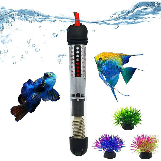 Fish Tank Aquarium Heater - Adjustable Temperature Submersible Thermostat Heater,25w/50w/100w/150w/200w/300w Thsinde