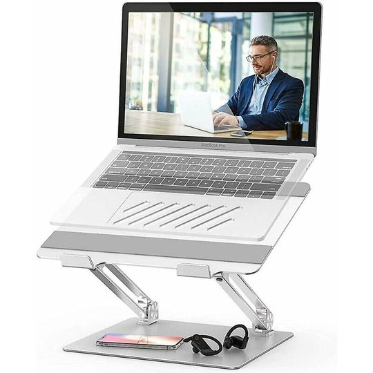 Desktop Organizer Adjustable Laptop Stand, Multi-Angle PC Stand for Laptop Cooling, Foldable