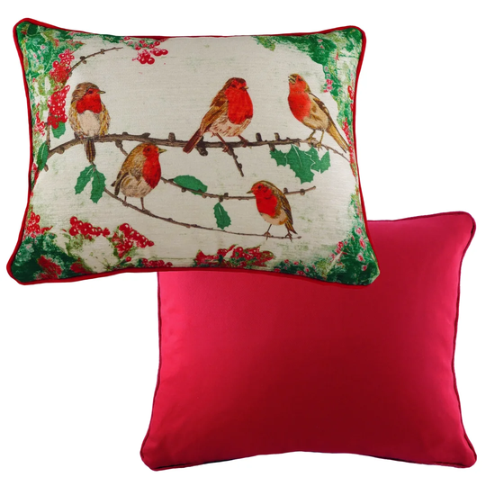Steck Floral Cushion with Filling