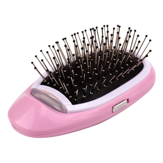 Portable Ionic Hair Brush Remove Static Professional Electric Massage Scalp Combs Hair Care Styling Tools