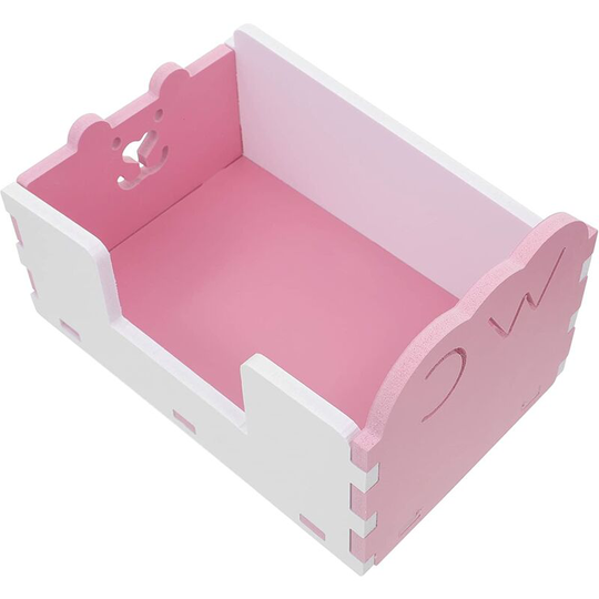 Hamster Toilet Guinea Pig Corner Litter Small Pet Animal Cage Tray for Chinchilla Ferret Rat Pink