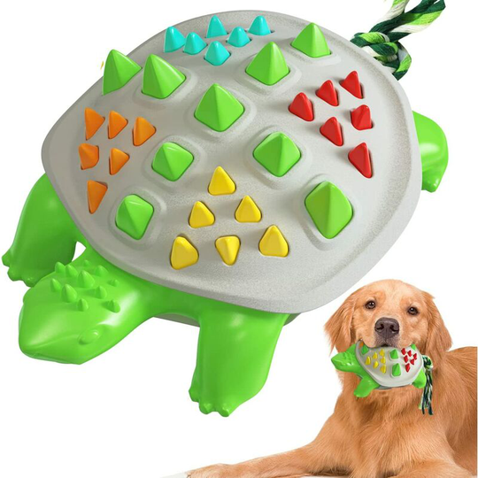 Colorful God Crocodile Turtle Dog Molar Stick Rope Knot Dog Toothbrush Dog Toy (c)