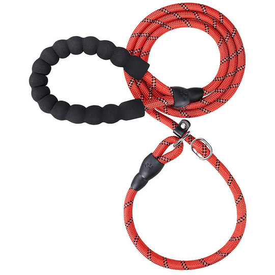 Reflective Dog Leash For Small Puppies - Red 1.5m, Medium And Large Dogs, Training And Walking, Climbing Rope Leash