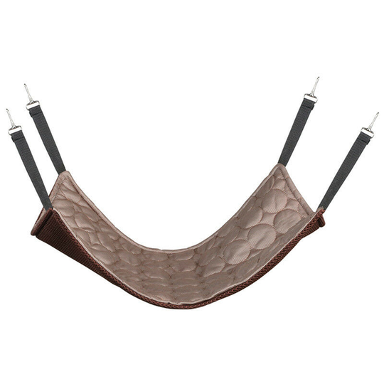 Hamster Hammock, Hanging Bed Hammock Small Pet Bed Squirrel Bed Mat Sugar , Cold Brown , 53 * 35cm