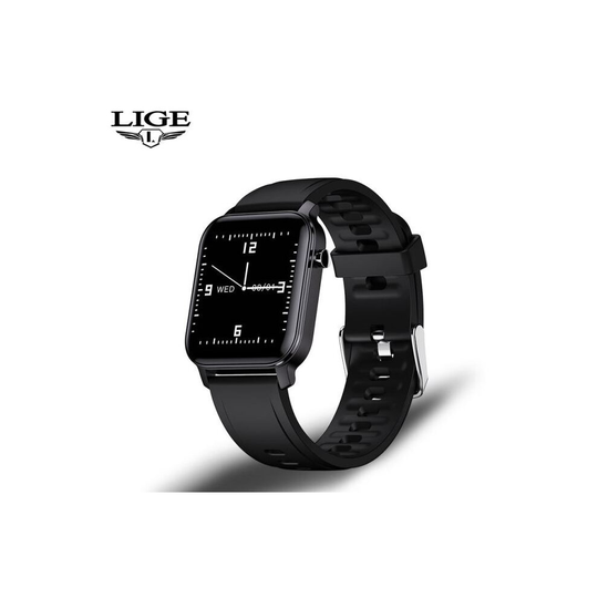 Men Smart Watch IP68 Waterproof Full Touch Screen Sport SmartWatch Watch|Smart Watches(Black)