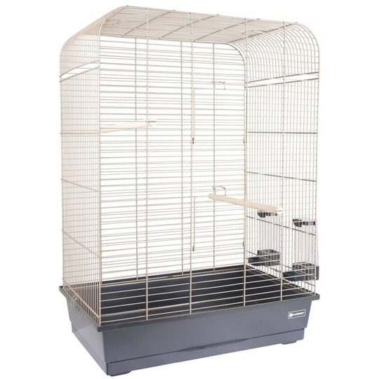Parakeet Cage Marja 54x34x75 cm Metallic Taupe Flamingo Taupe