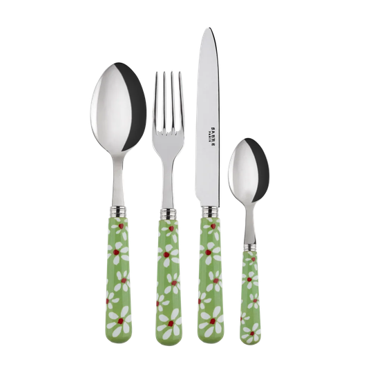 Daisy 24 Piece 18/10 Stainless Steel Cutlery Set, Service for 6