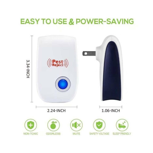 (1 Pcs) Ultrasonic Pest Repeller Plug In Electronic Rodent Mice/Rat/Spider