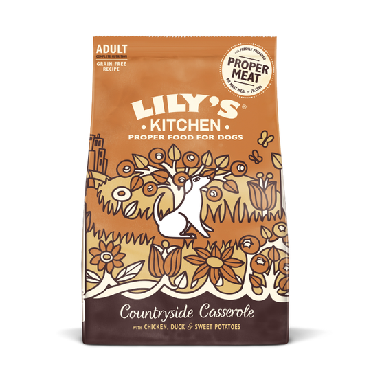 Lily's Kitchen Adult Dry Dog Food - Chicken, Duck & Sweet Potatoes - 12kg