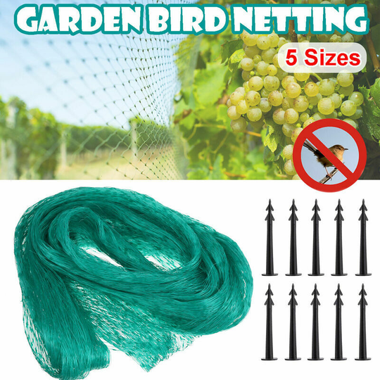 Anti-bird Net Crop Devices Gardening Plant Fence Fruit Vegetable Protective Netting (4x20m)
