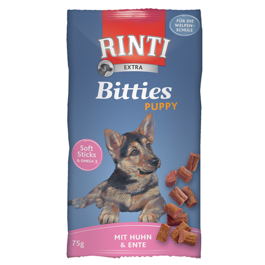 RINTI Extra Puppy Bitties - Chicken & Duck - 75g