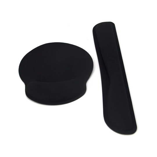 Sun Flowergb - 2 Pack Keyboard Wrist Rest with Thickened Memory Foam, Non-Slip Rubber Base and Ergonomic Design for Office, Gaming, Computer, Laptop,