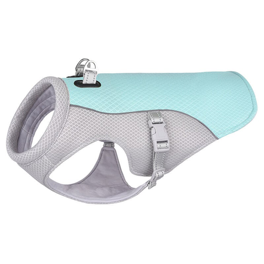 Dog Cooling Vest Summer Dog Coat Breathable Dog Vest Swamp Cooler Evaporative Blue (s)