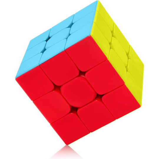 Speed Cube Profession 3X3 Fast Cube - Fast Smooth Turning - Solid Durable & Stickerless Frosted, Best 3D Puzzle Magic Toy - Turns Quicker Than