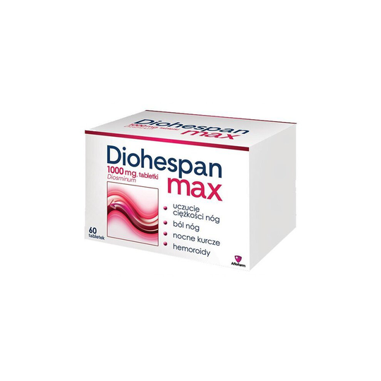 Diohespan Max 1000 mg, 60 Tabl, Leg Fatigue