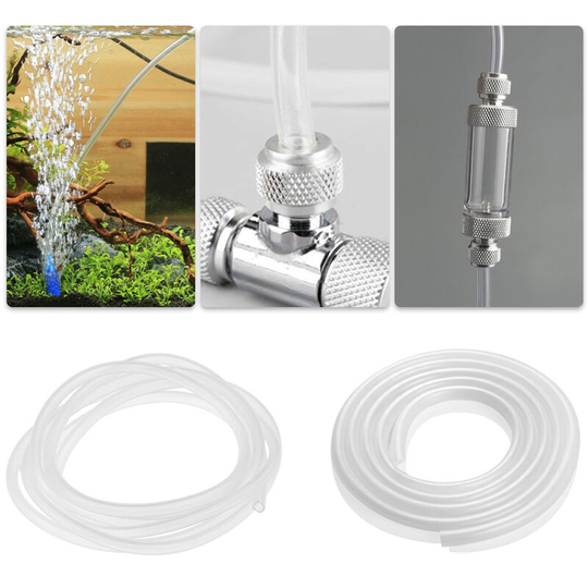 4mm PU Airline Tubing for Air Pump Aquarium CO2 Regulator 3 Meter/118in