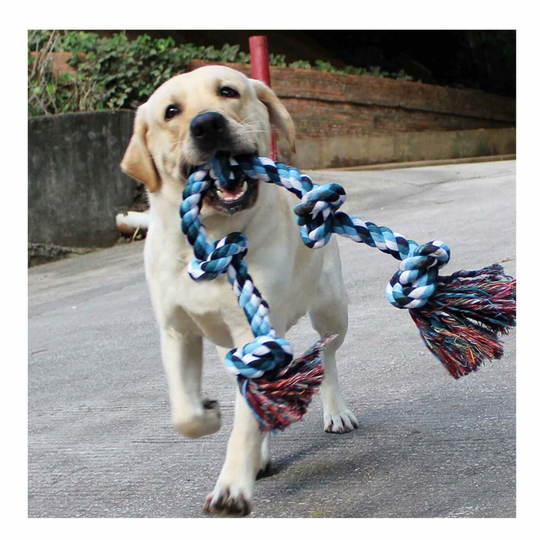 XXL 36 inch Dog Rope Toys for Strong Large Dogs,Dog Chew Toy 5 Knots Rope Tug for Aggressive Chewers, Interactive Rope Chew Toys to Large Dog...
