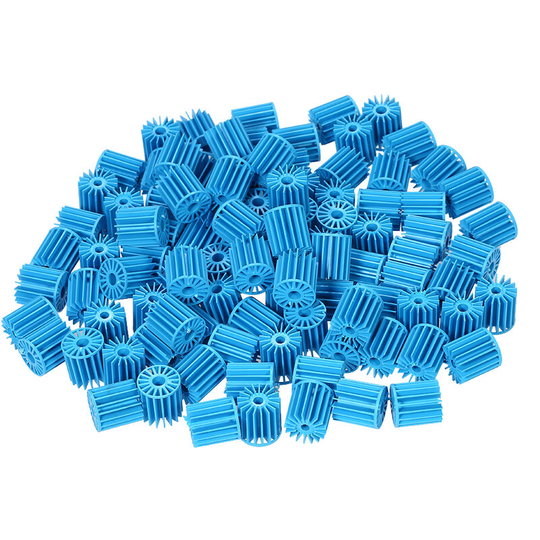 100pcs 15*16mm Bio Balls Aquarium Fish Tank Pond Filter Biological Filtration Media Blue