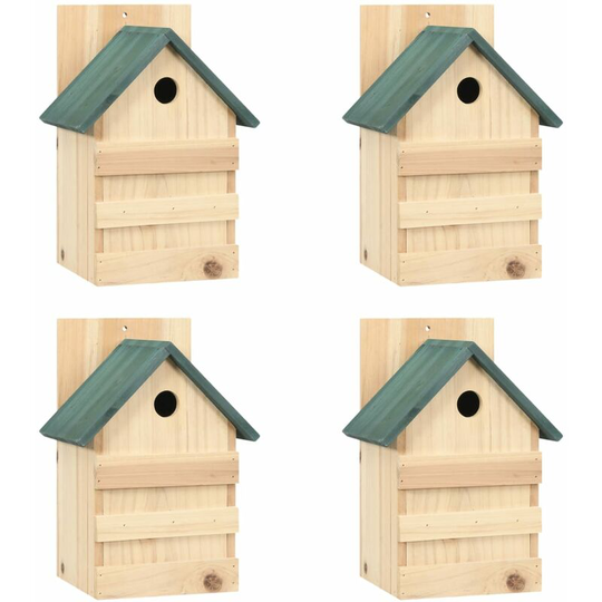 Bird Houses 4 pcs 23x19x33 cm Firwood FF47248_UK - Topdeal