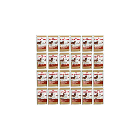 Royal Canin Dachshund Breed Adult, Wet Dog Food 24 Packs Of 85g