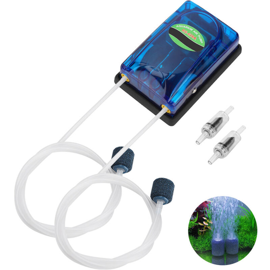 Aquarium Oxygen Pump Super Quiet Highly Efficient Oxygen Breathing Water Air Pump Energy Efficient Single Hole Fish Tank