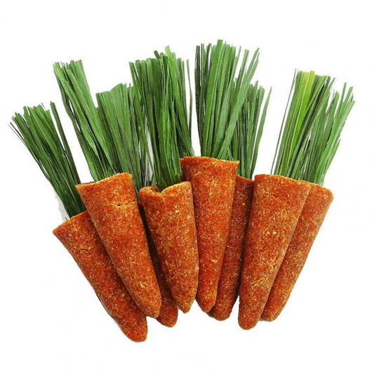Bunny Snack Toy No Additives Fine Workmanship Emotional Comfort Pet Toys Small Animals Grinding Teeth Toy Pet Supplies