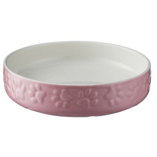 Colour Mix Cat Bowl (13cm) (Pink) - Pink - Mason Cash