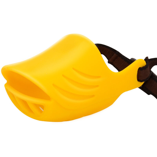 Pet Muzzle Dog Muzzle Dog Mouth Cover Prevent Barking Biting Chewing Soft Silicone Mouth Guard with Adjustable Strap