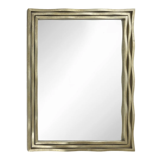 Resin Framed Wall Mounted Full Length Mirror in Gold