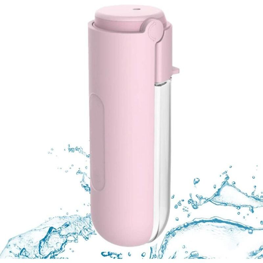 Einemgeld - Portable Dog Water Bottle 420ml, Rotating Sink Leakproof Dog Water Bottle for Pets, Portable Water Dispenser Lightweight Dog Cat Water