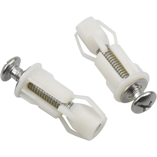 Toilet Seat Fittings and Fixtures Toilet Lid Screws Stainless Steel Top Fixing Hinges Screws 2pcs - Muff