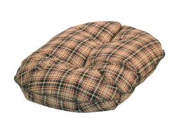 Classic Check Quilted Pet Mattress in Brown
