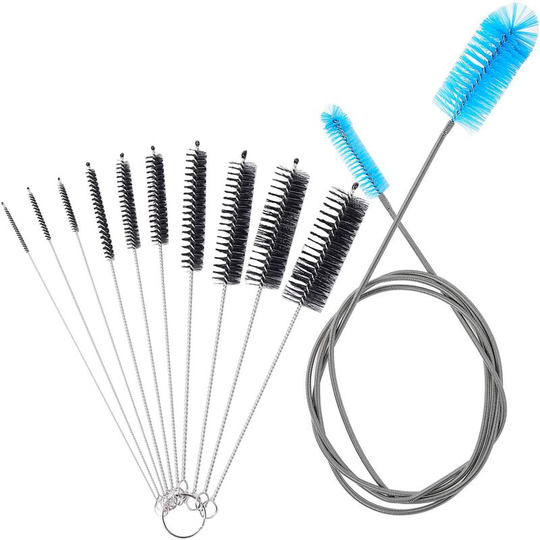 Betterlifegb - 11pcs Hose Cleaning Brushes, 155cm Cleaning Brush for Flexible Flexible Fish Tank, 10pcs Different Sizes Brush Water Hose For Fish